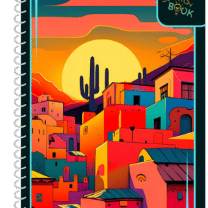 Scratchbook Notebook spiral notebook on wheels