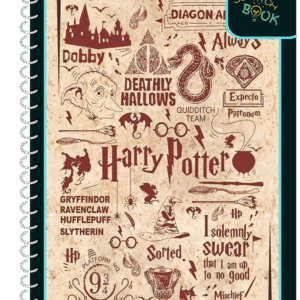 Harrry Potter Scratchbook Spiral notebook